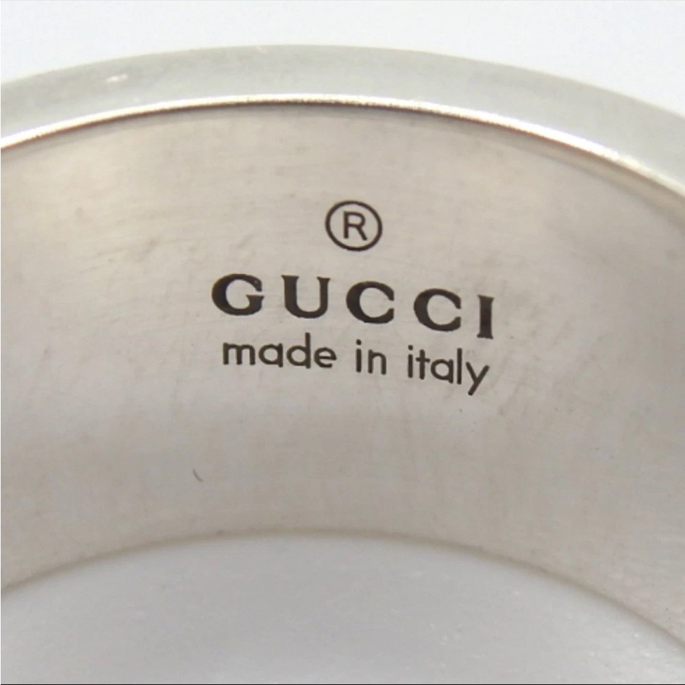 Gucci Silver Men's Ring - Picture 2 of 4